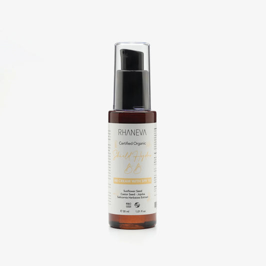 SHIELD HYDRO BB Krem SPF 15, Organik ve Vegan, 30 ml | RHANEVA - RHANEVA