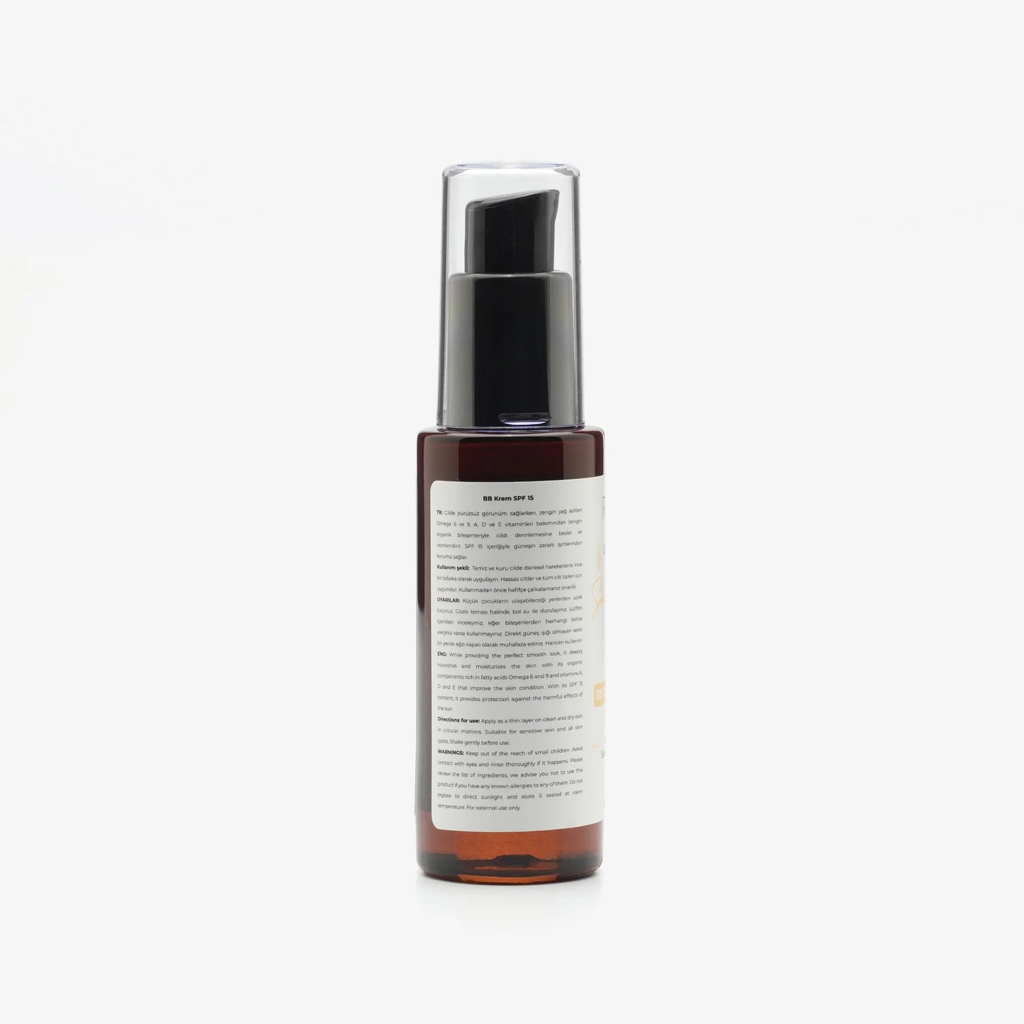 SHIELD HYDRO BB Krem SPF 15, Organik ve Vegan, 30 ml | RHANEVA - RHANEVA