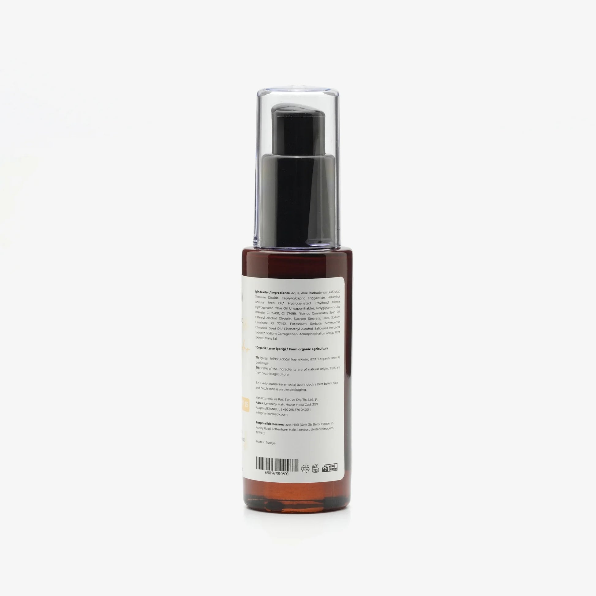 SHIELD HYDRO BB Krem SPF 15, Organik ve Vegan, 30 ml | RHANEVA - RHANEVA