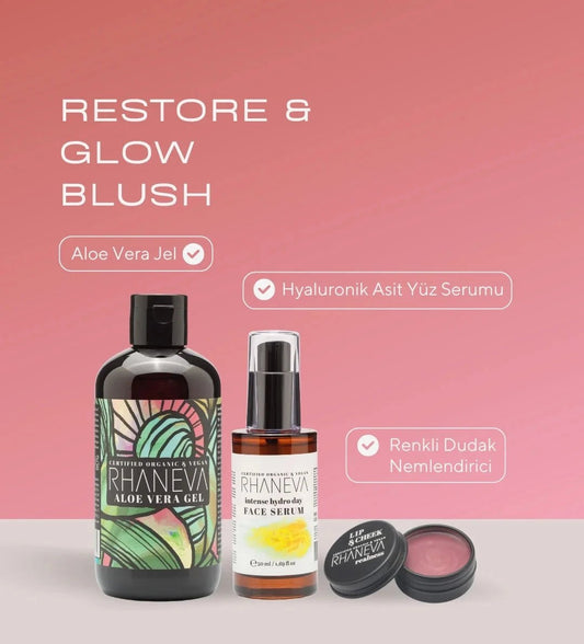 Restore & Glow Kit: Blush Realness - RHANEVA