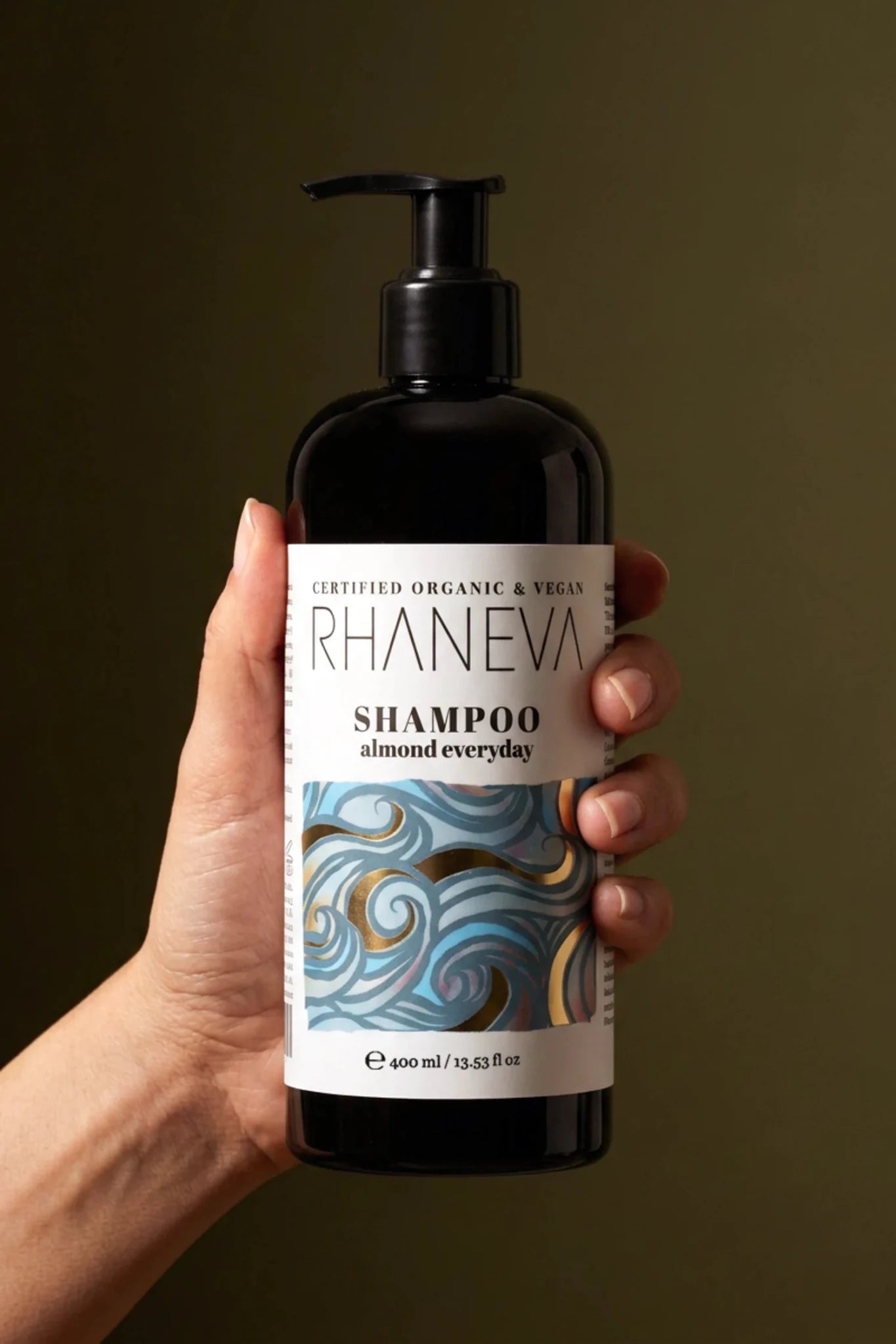 Kuru ve Yıpranmış Saçlar için Sülfatsız Şampuan, Organik ve Vegan Sertifikalı, 400 ml | RHANEVA - RHANEVA