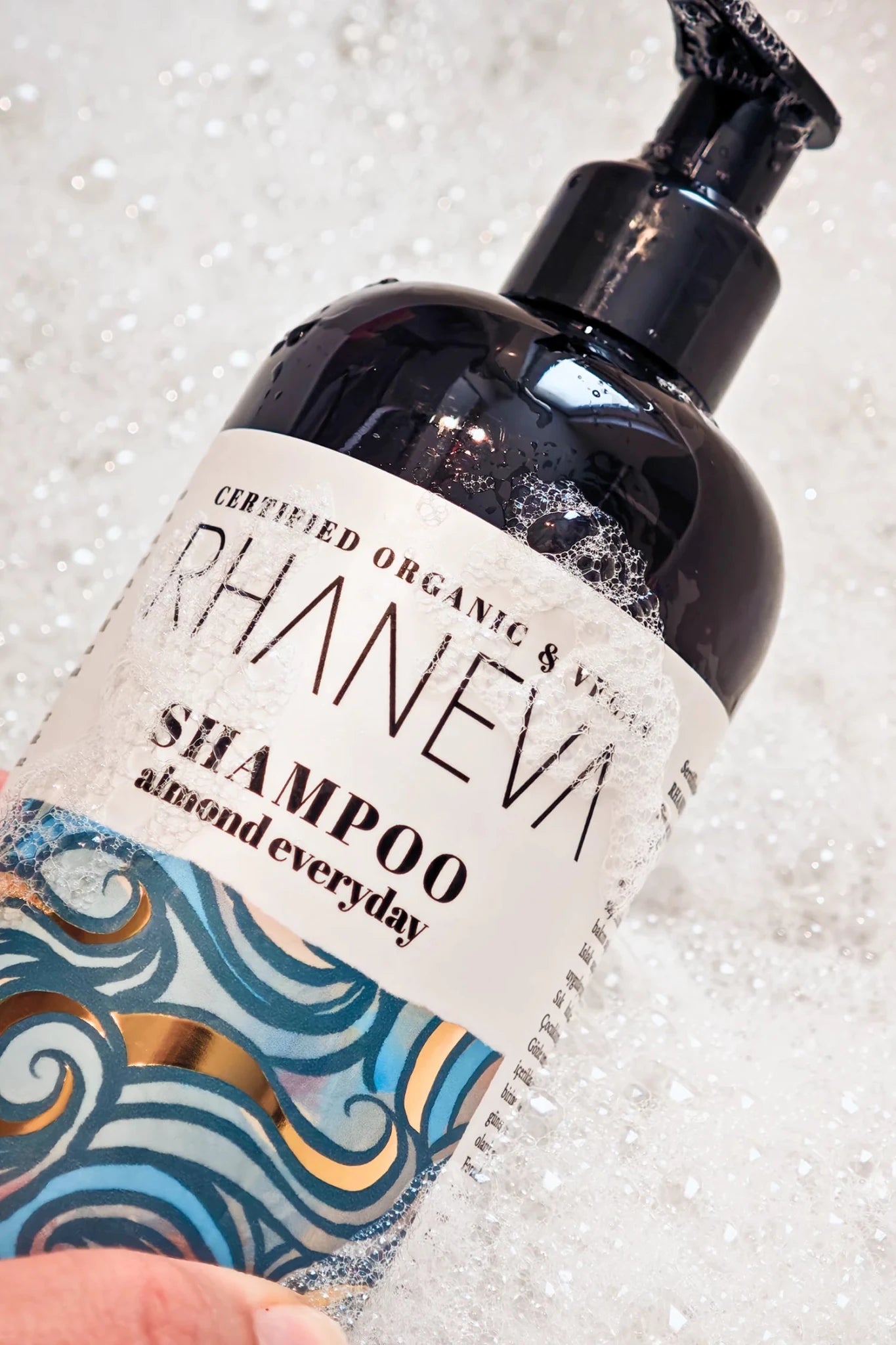 Kuru ve Yıpranmış Saçlar için Sülfatsız Şampuan, Organik ve Vegan Sertifikalı, 400 ml | RHANEVA - RHANEVA