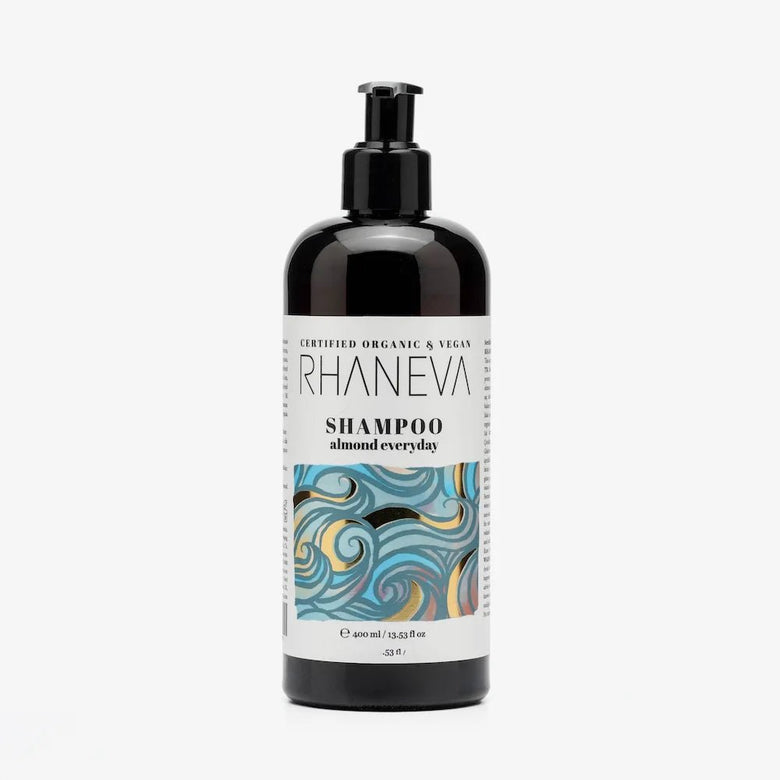 Almond Everyday Şampuan, Kuru ve Yıpranmış Saçlar için, Organik ve Vegan, 400 ml | RHANEVA - RHANEVA