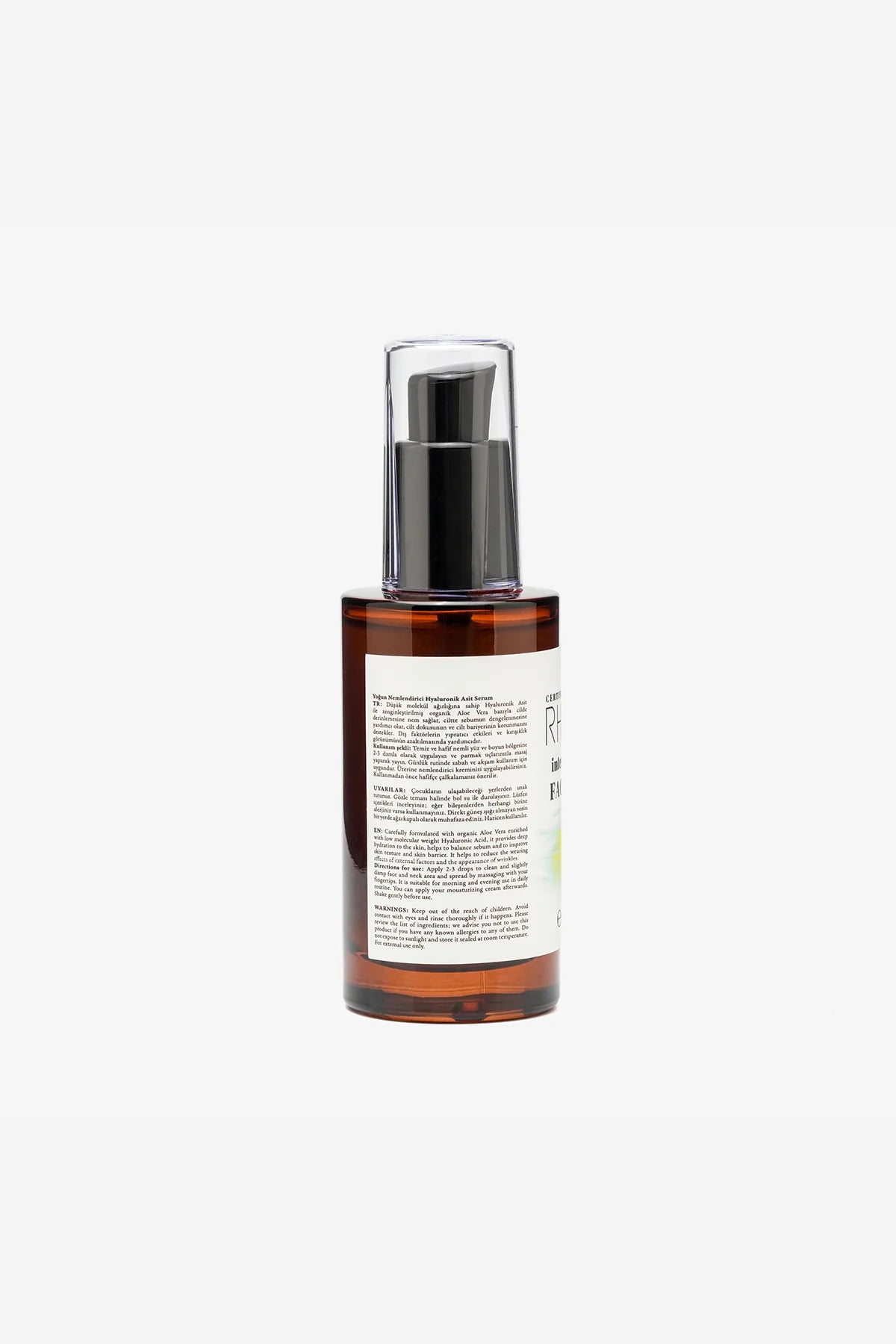 Hyaluronik Asit Serum, Yoğun Nem ve Bariyer Desteği, Organik ve Vegan Sertifikalı, 50 ml | RHANEVA - RHANEVA