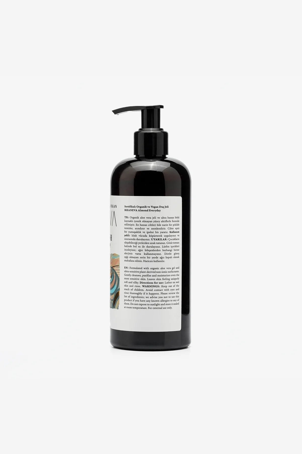 Kuru, Hassas Ciltler için Sülfatsız Nemlendirici Duş Jeli, Organik ve Vegan Sertifikalı, 400 ml | RHANEVA - RHANEVA