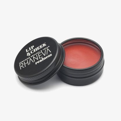 Lip and Cheek Scarlet Realness, Organik ve Vegan, 9 gr | RHANEVA - RHANEVA