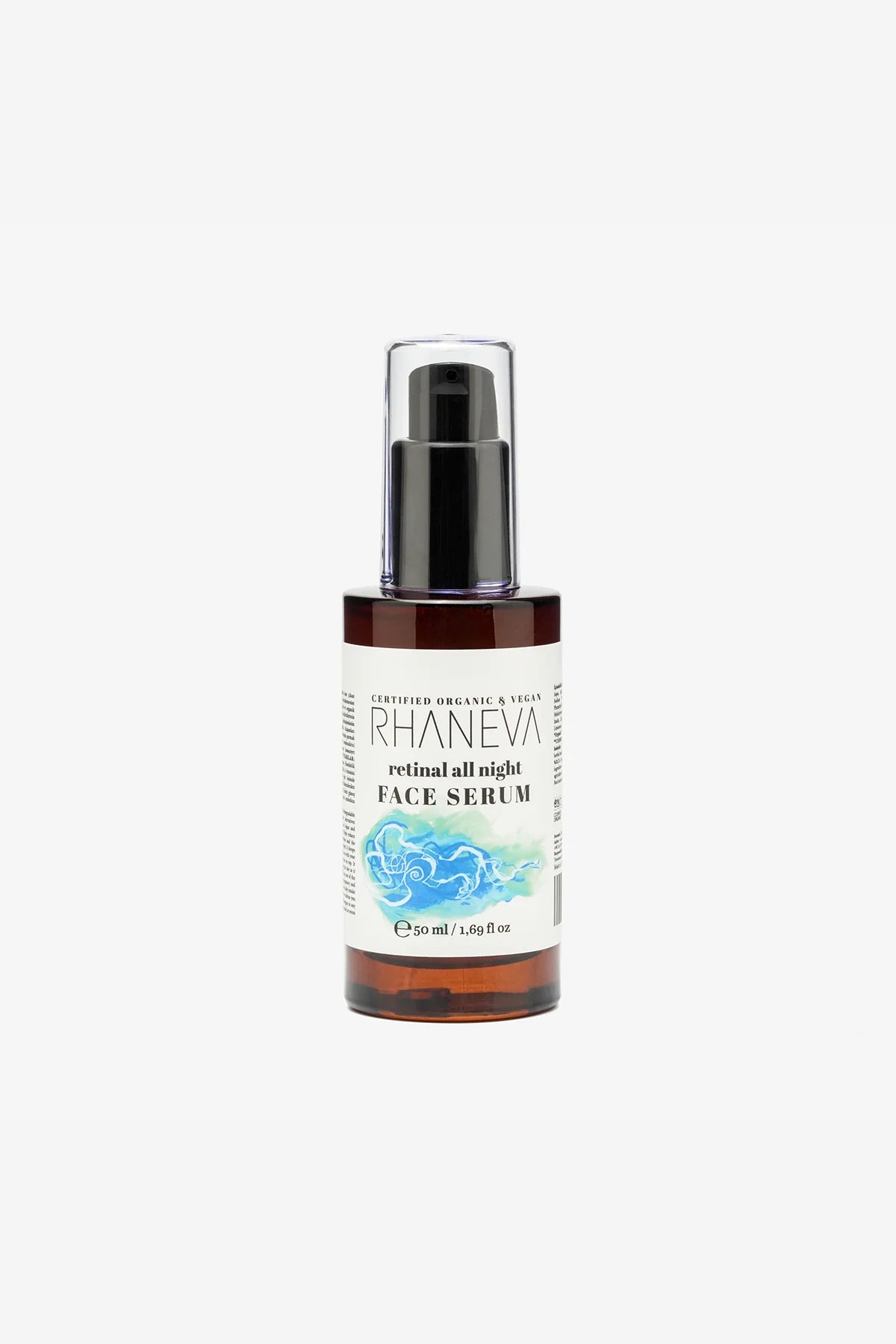 Retinal Gece Serumu %0.125, Kırışıklık ve Leke Karşıtı, Organik ve Vegan Sertifikalı, 50 ml | RHANEVA - RHANEVA