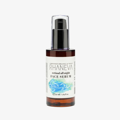 RETINAL ALL NIGHT Retinal Gece Yüz Serumu, Organik ve Vegan, 50 ml | RHANEVA - RHANEVA