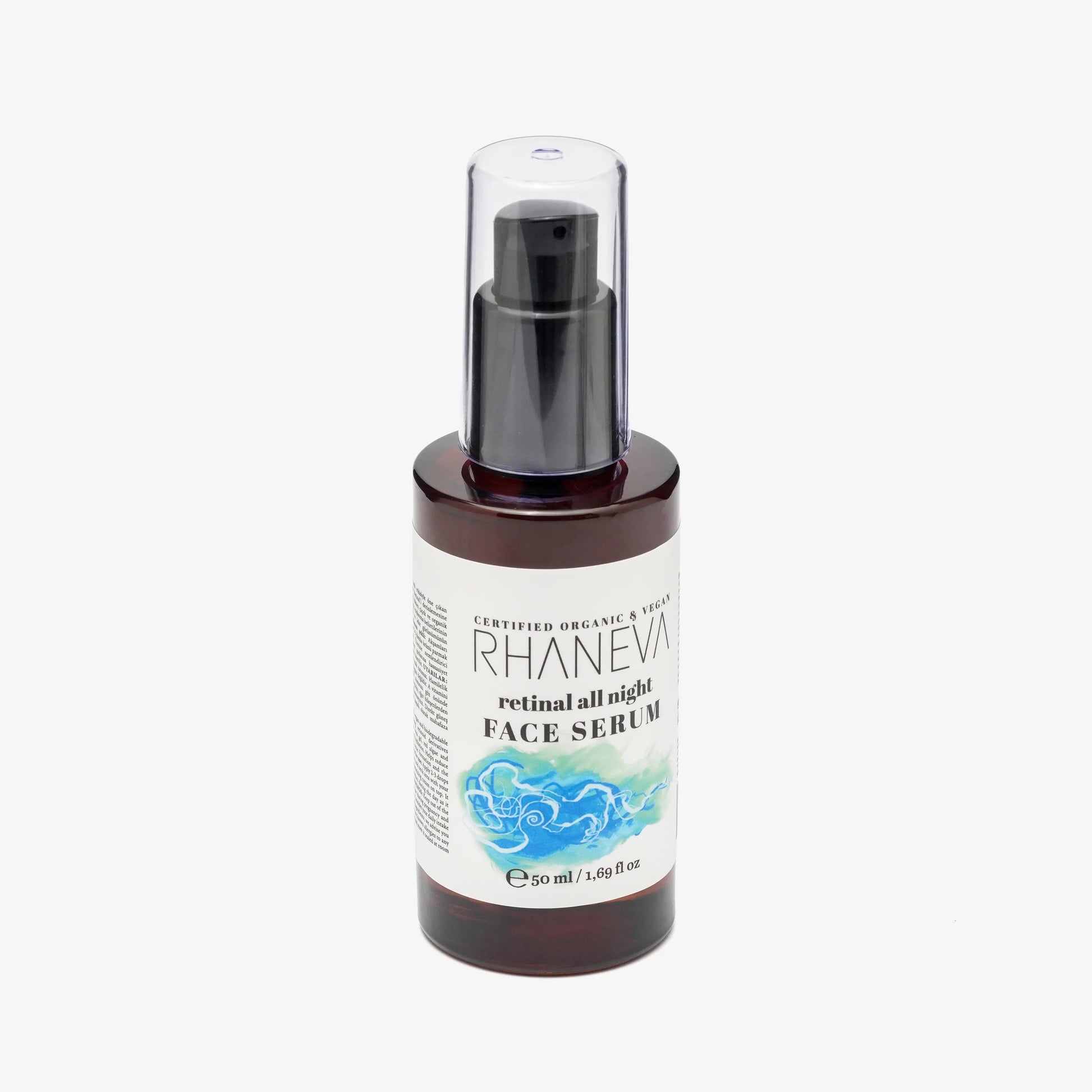 RETINAL ALL NIGHT Retinal Gece Yüz Serumu, Organik ve Vegan, 50 ml | RHANEVA - RHANEVA